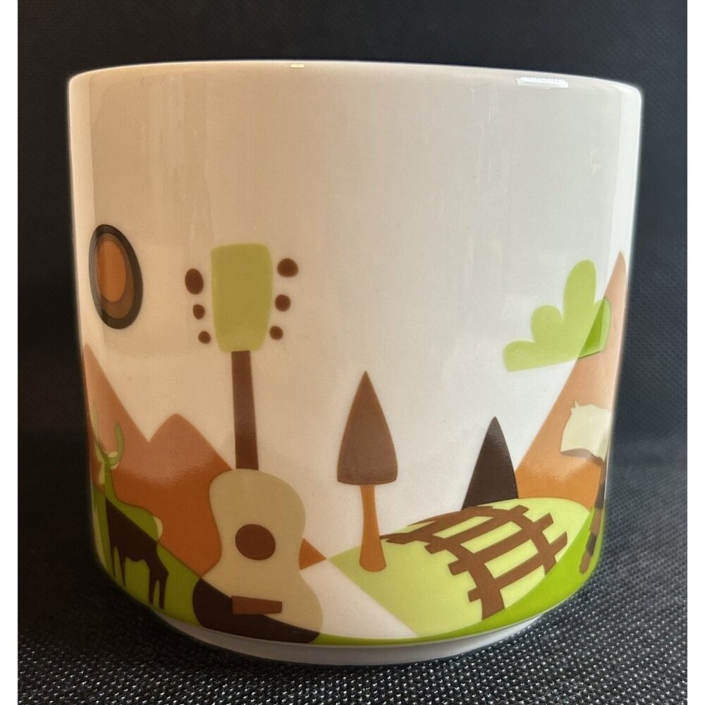Starbucks Tennessee Coffee Cup Mug 2016 Train Guitar Music Mountain Animals Deer - Picture 2 of 6